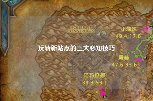 玩转新站点的三大必知技巧